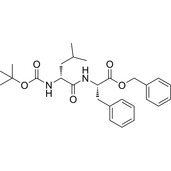 L-Phenylalanine, N-[N-[(1,1-dimethylethoxy)carbonyl]-D-leucyl]-, phenylmethyl ester 140834-91-9